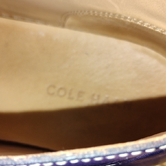 Cole Hann Men's Purple Leather Shoes, Bootie Style - Picture 7 of 9
